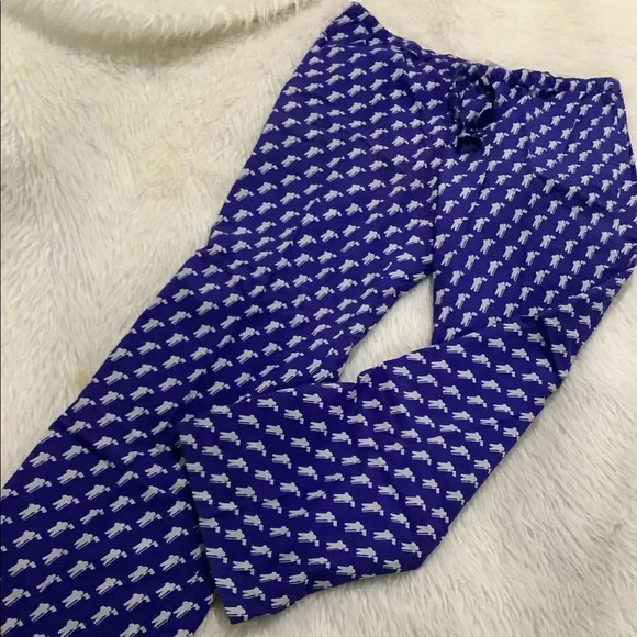 Vineyard Vines novelty blue MTV pj lounge elastic pants - Picture 3 of 7